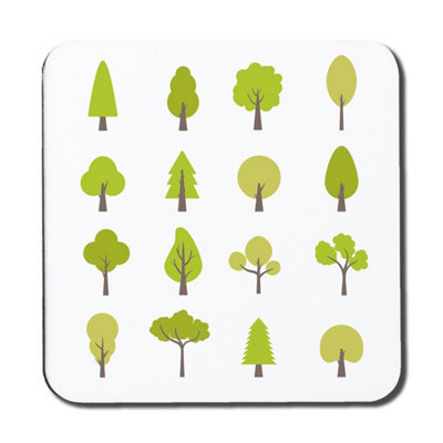 Andrew Lee Tree Illustrations (Coaster) / Default Title from B&Q