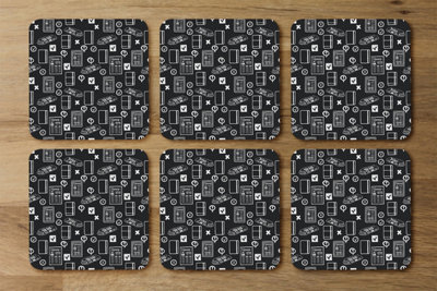 Andrew Lee Press And Media Symbols (Coaster) / Default Title from B&Q