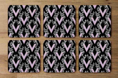 B&Q -  Geometric Animal Print (Coaster) / Default Title