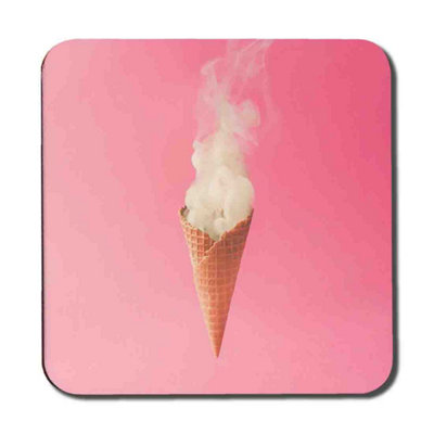 Andrew Lee Smoking Ice Cream Cone Coaster Set / Default Title from B&Q