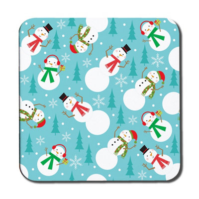 Andrew Lee Snowman Seamless Pattern Design (Coaster) / Default Title from B&Q
