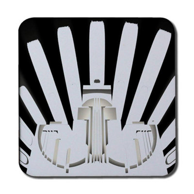 Andrew Lee Art Deco Skyscraper In Black & White (Coaster) / Default Title from B&Q