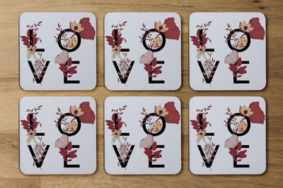 Andrew Lee Love Typography (Coaster) / Default Title from B&Q