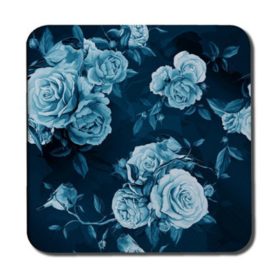 B&Q -  Winter Blue Roses (Coaster) / Default Title