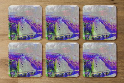 B&Q -  London Eye View (Coaster) / Default Title