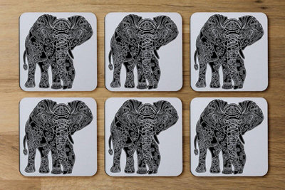 Andrew Lee Elephant Silhouette (Coaster) / Default Title from B&Q