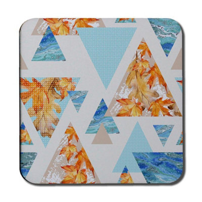Andrew Lee Triangles With MapleOak LeavesMarble (Coaster) / Default Title from B&Q