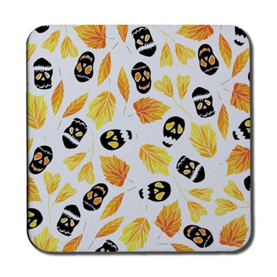 Andrew Lee Autumn Leaves & Halloween Skulls (Coaster) / Default Title from B&Q