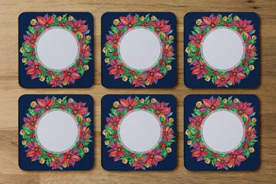 B&Q -  Holly & Bright Leaves (Coaster) / Default Title