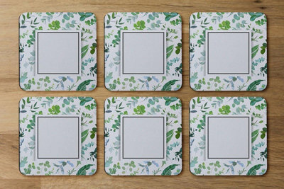 B&Q -  Green Leaves (Coaster) / Default Title