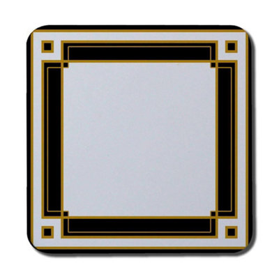 B&Q -  Art Deco Black & Gold (Coaster) / Default Title