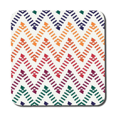Andrew Lee Freehand Horizontal Zigzag And Chevron Stripes (Coaster) / Default Title from B&Q