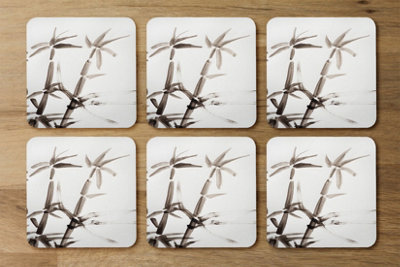 Andrew Lee Japanese Painting Of Bamboo (Coaster) / Default Title from B&Q