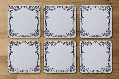 Andrew Lee Rose & Vine Silhouette (Coaster) / Default Title from B&Q