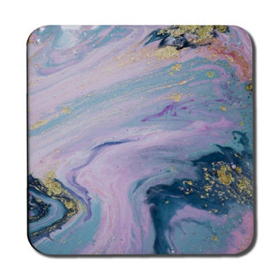 Andrew Lee Blue & Pink Marble (Coaster) / Default Title from B&Q