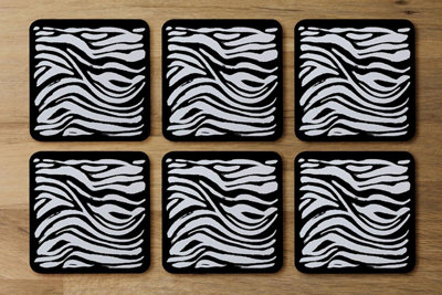 Andrew Lee Zebra Print (Coaster) / Default Title from B&Q