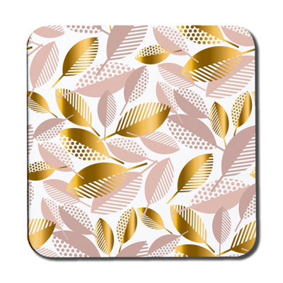 Andrew Lee Pastel Rose And Gold Autumn (Coaster) / Default Title from B&Q