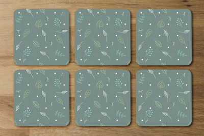 Andrew Lee Hand Drawn Leaves (Coaster) / Default Title from B&Q