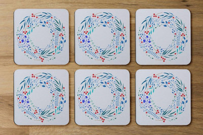 Andrew Lee Blue Decorative Reath (Coaster) / Default Title from B&Q
