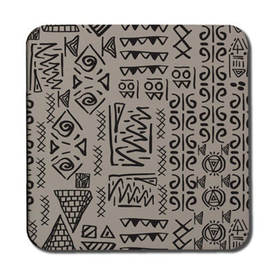 Andrew Lee Striped Egyptian Theme With Ethnic And Tribal Motifs (Coaster) / Default Title from B&Q