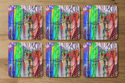 Andrew Lee Big Ben And Trees Painted (Coaster) / Default Title from B&Q