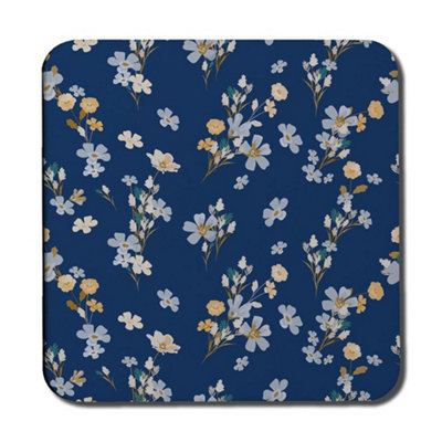 Andrew Lee Blue & Yellow Bunches (Coaster) / Default Title from B&Q