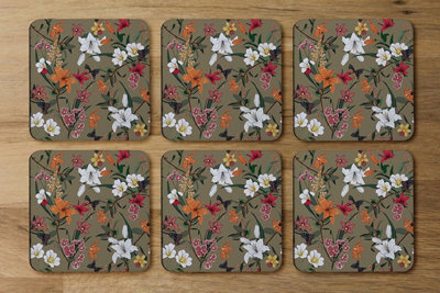 B&Q -  Selection Of Flowers (Coaster) / Default Title
