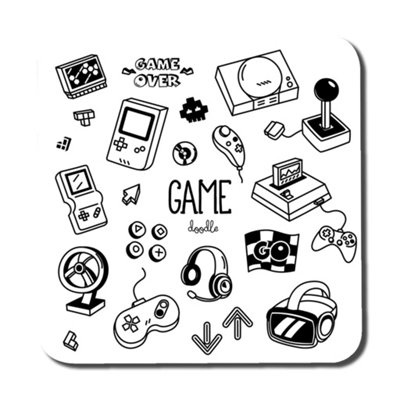 Andrew Lee Game Doodles (Coaster) / Default Title from B&Q