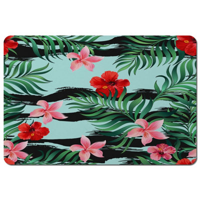 B&Q -  Red & Pink Tropical Plants (Placemat) / Default Title