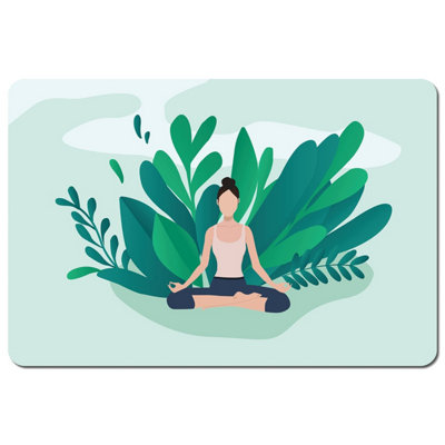 Andrew Lee Woman Meditating (Placemat) / Default Title from B&Q