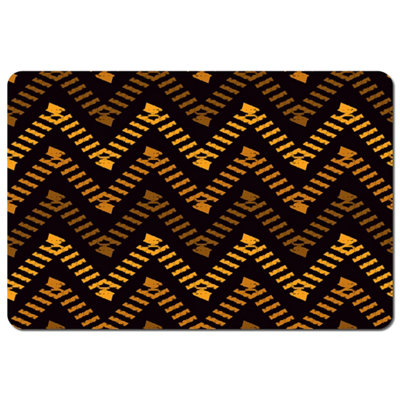 Andrew Lee Freehand Horizontal Zigzag Chevron Stripes Boho Chic (Placemat) / Default Title from B&Q