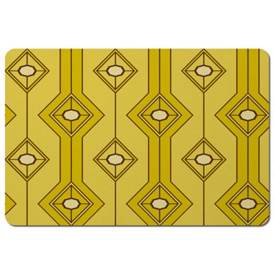 Andrew Lee Yellow Geometric (Placemat) / Default Title from B&Q