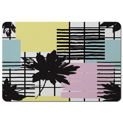 Andrew Lee Geometric Shape & Leaf Print (Placemat) / Default Title from B&Q