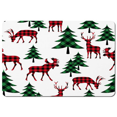 Andrew Lee Buffalo Plaid Woodland (Placemat) / Default Title from B&Q