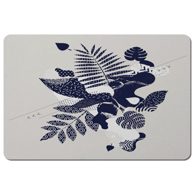 Andrew Lee Decorative Leaf Prints (Placemat) / Default Title from B&Q