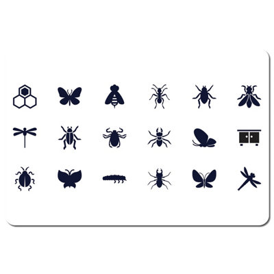 Andrew Lee Insect Icons (Placemat) / Default Title from B&Q