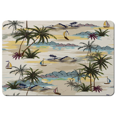 Andrew Lee Palm & Sailboats (Placemat) / Default Title from B&Q