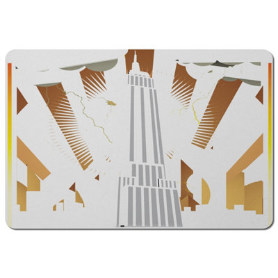 Andrew Lee Art Deco Skyscraper (Placemat) / Default Title from B&Q