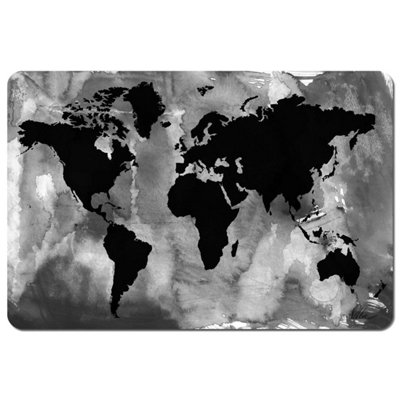 Andrew Lee Black And White World Map (Placemat) / Default Title from B&Q