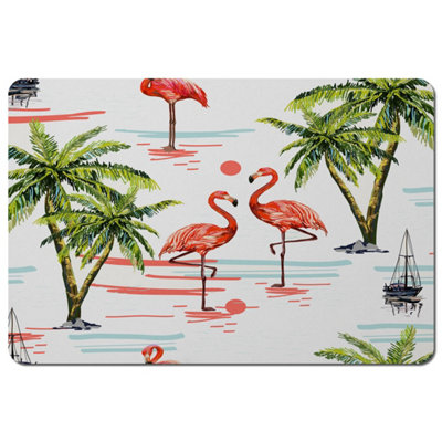 Andrew Lee Flamingo & Palm Trees (Placemat) / Default Title from B&Q