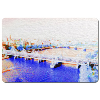 Andrew Lee London Eye Veiw Blue (Placemat) / Default Title from B&Q