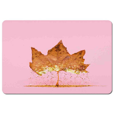 Andrew Lee Glitter Leaf Placemat Set / Default Title from B&Q