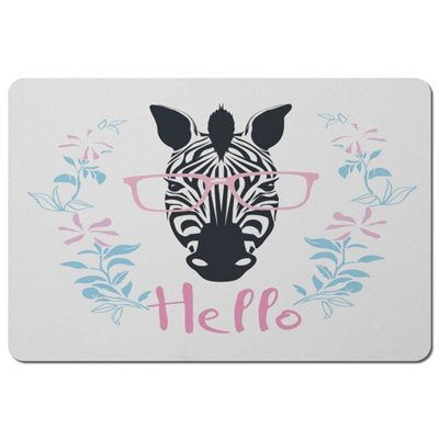 Andrew Lee Hello Zebra (Placemat) / Default Title from B&Q