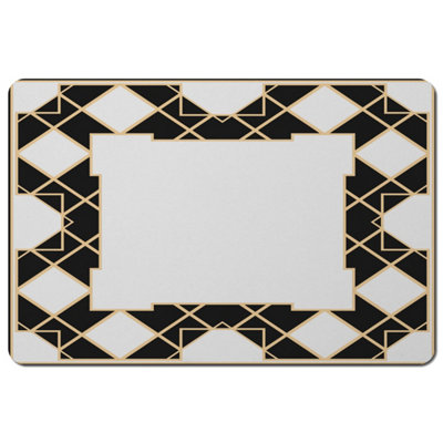 Andrew Lee Art Deco Diamond Border (Placemat) / Default Title from B&Q