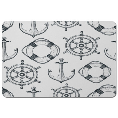 Andrew Lee Anchor & Wheel (Placemat) / Default Title from B&Q