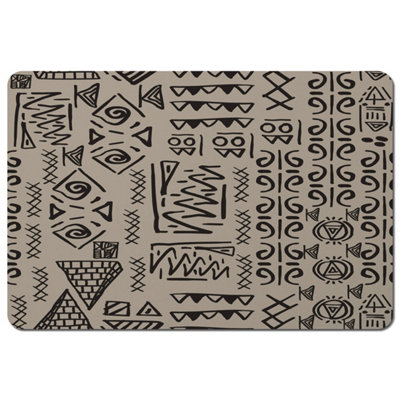 Andrew Lee Striped Egyptian Theme With Ethnic And Tribal Motifs (Placemat) / Default Title from B&Q