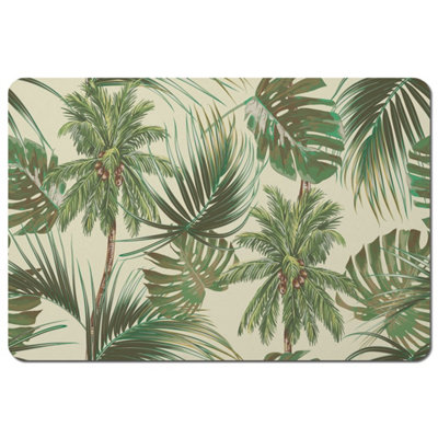 Andrew Lee Tropical Leaves On Yellow (Placemat) / Default Title from B&Q