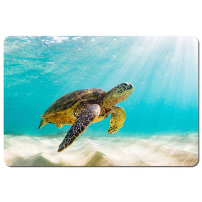 Andrew Lee Photo Of Sea Turtle In The Galapagos Island (Placemat) / Default Title from B&Q
