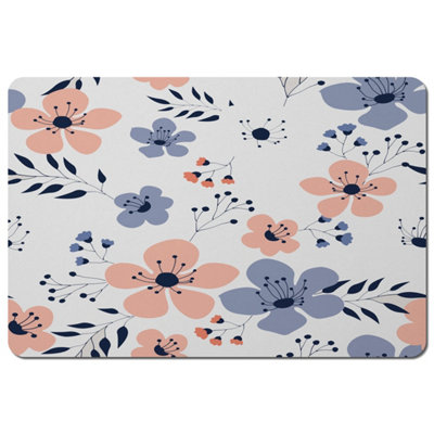 B&Q -  Pink & Blue Flowers (Placemat) / Default Title