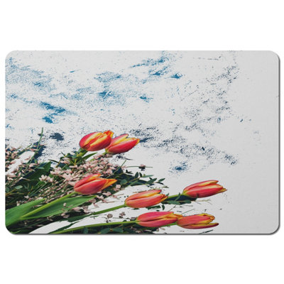 Andrew Lee Flowers On Marble (Placemat) / Default Title from B&Q